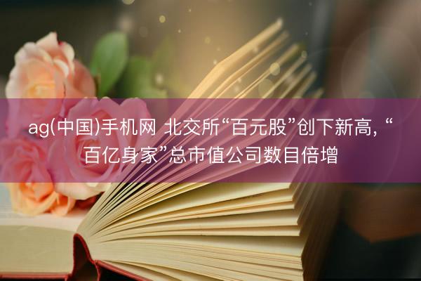 ag(中国)手机网 北交所“百元股”创下新高， “百亿身家”总市值公司数目倍增